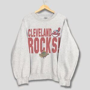 Vintage Cleveland Indians 1997 World Series Baseball Sweatshirt, MLB Shirt Tee